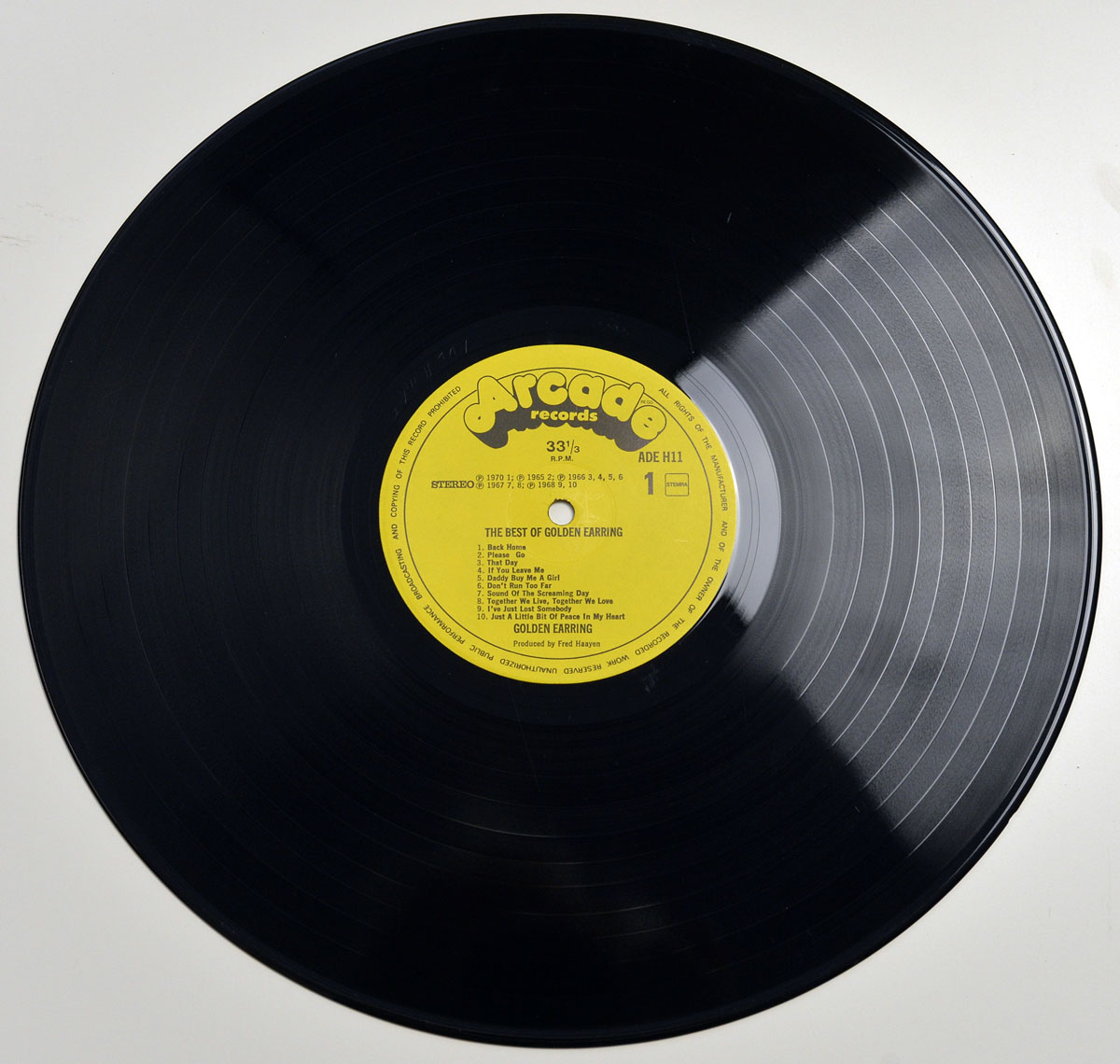 Photo of record 1 of GOLDEN EARRING The Best Of Golden Earring 10 Years 20 Hits 